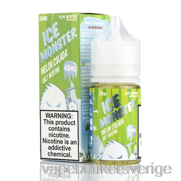 Vape Sverige Ismelon Colada - Ismonstersalter - 30ml 48mg